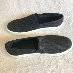Vince Preston 3 Slip On Black Mesh Sneaker